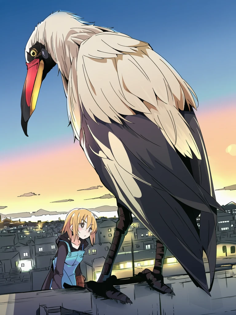 Grown enough to look down over the whole town