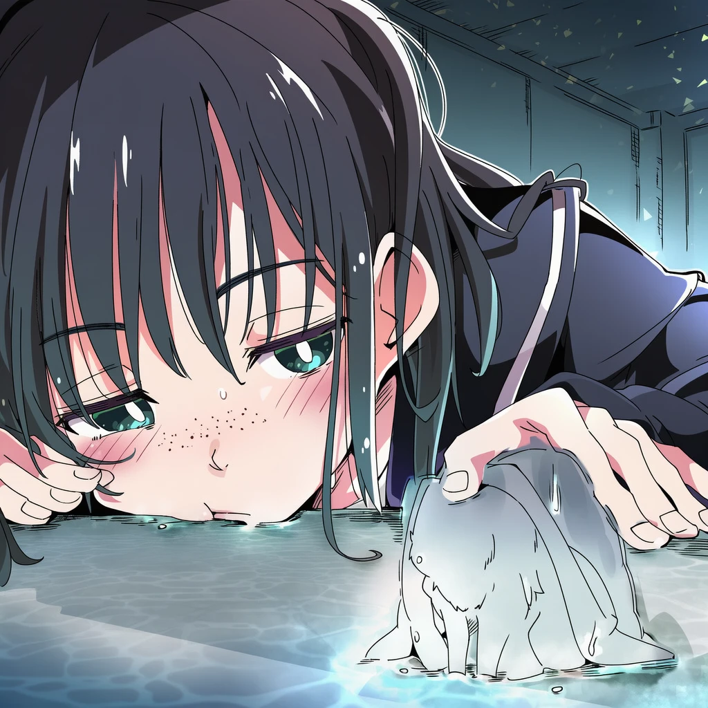 It grows thin and half-transparent as the cold deepens